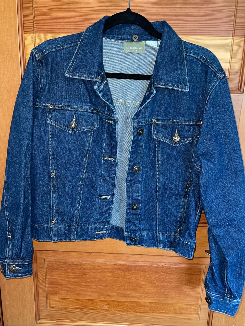 Liz Claiborne Dark Blue Denim Jacket - NWOT